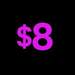 $8 Starting Bid Unlisted Item: Thank You!